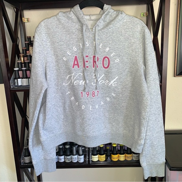 Pull Long Aéropostale Rayé Gris Et Violet, Taille S/P, Neuf Avec étiquettes